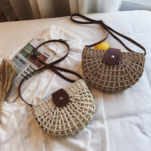 Pastoral wind woven bag