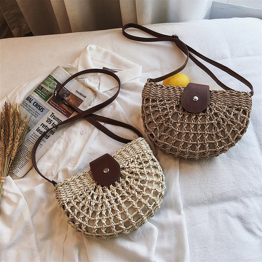 Pastoral wind woven bag