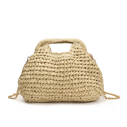 Sac à Main d’Été en Paille Naturelle